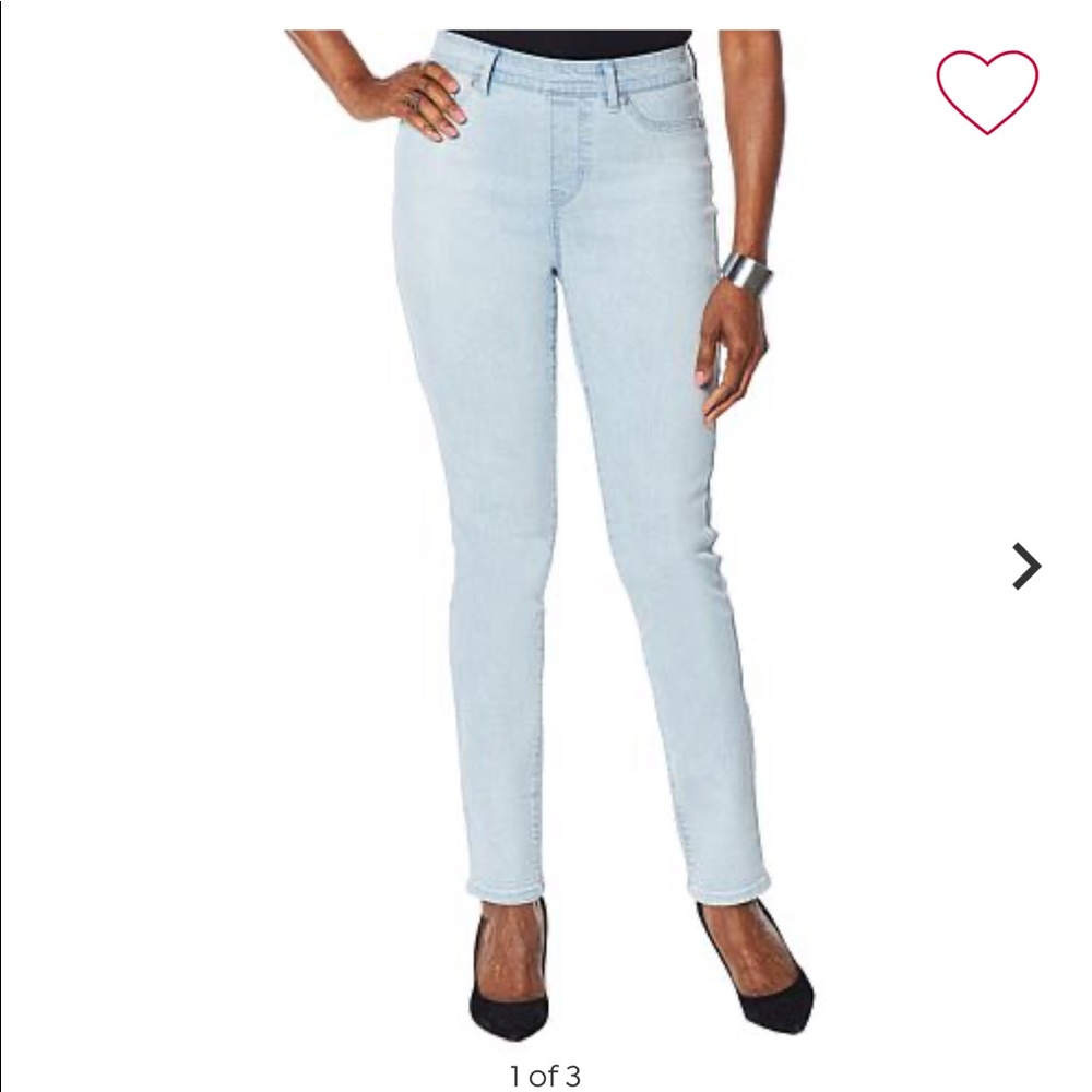 FOUR PAIR!  Diane Gilman skinny jeans bundle.